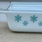 Vintage Pyrex Snowflake 575-b 2 Qt Casserole Dish With Lid 550 C 1 Rare Usa