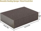 100 Pack Durable Drywall Sanding Sponge Block Set sand Paper Fine 60 100 Grit