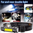 Camping Tactical Tomahawk Throwing Hatchet Axe Survival Knife Led Headlamp Kit