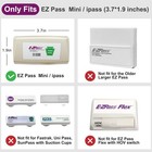 Ez Pass Holder With Super Strong Suction Cups For Wind Style  Blacksize  2pack