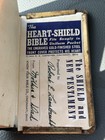 Wwii 1943 Heart Shield Bible Pocket New Testament Steel Cover Thomas Nelson