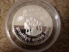 1981 Nepal 100 Rupees Gem Proof Year Of The Child 2039 Rare Silver World Coin