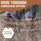 Camo Netting Lightweight See-through Mesh For Hunting  Sunshade   Concealment