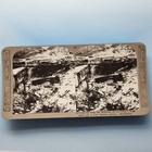 Ww1 Military Stereoview C1916 Real Photo Mariakerke Belgium German Defence