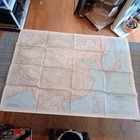 Vintage 1945 National Geographic China Map Wwii Era Historical 37x26 5