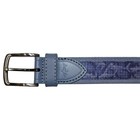 Greg Norman Collection Men s Shark Print Canvas Golf Belt  New