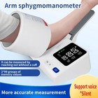 Upper Arm Blood Pressure Monitor Home Use Digital Bp Machine With Large Cuff