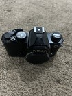 Vintage Black Nikon F 35mm Slr Film Camera  Eye Level Prism  Instructions  G w o