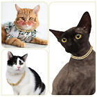 Pet Dog Cat Metal Gold Chain Diamond Cuban Collar Link Luxury Necklace Bling Usa