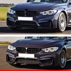 Front Bumper Cover Grille Lip Spoiler To M3 Style For Bmw 3 Series F30 2012-2019