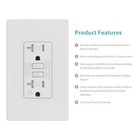 20amp Gfci Outlet  Tamper Resistant weather Resistant Receptacle  Ground Faul   