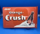 Orange Crush Flange Metal Sign - New Old Stock - Limited Edition - 18 X 11 5
