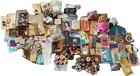 Vtg Sewing Notions Huge Lot Needle Books Buttons Ephemera  Advertising Wood Tags