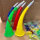 1 10pcs Football Cheer Horns Stadium Soccer Ball Cheerleading Trumpet Supplies