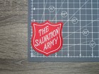 The Salvation Army Red white Shield Embroidered Iron On Patch 2 5  X 3 
