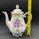 Vintage Single Serve Tea Set  11 Pieces  Violet Bavaria Schumann Arzberg Germany