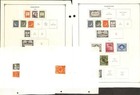 Pakistan Stamp Collection On 12 Scott International Pages  1947-1961  bl 