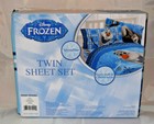 Disney Frozen Microfiber Twin Sheet Set 3 Piece Set Blue New