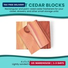 Cedar Blocks For Clothes Storage  Closets And Drawers - All Natural Moth Balls A
