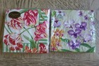 Caspari Napkins Paper Cocktail Napkins Lot Of 2 Guest Paper Towels Flowers Nos 