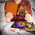 5d Halloween Diamond Painting Cards Set - 12 Creative Greeting Cards   Envelopes