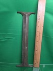 Vintage Or Antique Brass metal 12  Letter I Building Marquee Sign Usa 