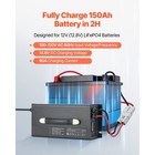 12v 80a Lithium Battery Charger 14 6v Ac-dc Lifepo4 Smart Charger For Rv