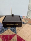 The Gentry Shop Gold Tone Genuine Onyx Cufflinks   Shirt Studs Set In Box