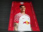 Benjamin Sesko Hand Signed Red Bull Leipzig Club Autograph Card