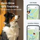 Tractive Gps Dog Tracker  2025 Release    Real-time Pet Location Tracker  Black