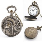 Vintage Antique Quartz Steampunk Pocket Watch Necklace Retro Pendant Gifts New