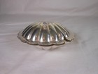 Vintage  Cheltenham  Clam Shell Serving Dish  Silverplate  England      ds 