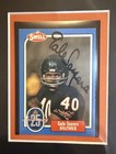 George Halas Signed Index Card Jsa Chicago Bears Dick Butkus Gale Sayers Auto 