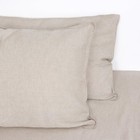 Linen Pillow Cases 100  French Natural Linen Pillowcase Set Of 2-stone Washed   