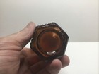 Antique Rich Amber 6 Oz  Not To Be Taken Poison Bottle 