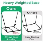 Leaf Bag Holder Collapsible Trash Bag Holders Stand For Outdoor Metal Waste B   
