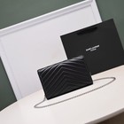 Saint Laurent Ysl Paris Cassandre Classic Silverlogo Bag