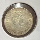 1966  Canada 10 Cents High Grade Silver Coin-18mm-km 61