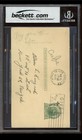 Frankie Frisch Signed Government Postcard Bas Jsa Hof Gpc Auto Beckett Psa dna 