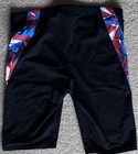 Arena Panel Swim Jammer Mens 36 Red White Blue Competitive Racing