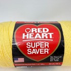 Red Heart Super Saver Yarn Skein Lemon Yellow  0235 Worsted Weight Acrylic