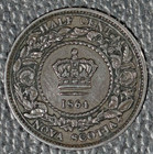 1864 Canada Nova Scotia 1 2 Cent  Xf