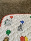 Boynton Classic Animal Balloon Baby Crib Quilt 32x40 Vintage 90 s Sm  Flaws