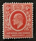 Travelstamps  East Africa Uganda Stamps Scott Sg 36 Mint Og H
