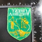 Vintage Souvenir Travel Patch-west Virginia-horse Racing  Music And Hunting