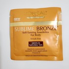 L oreal Sublime Bronze 8 Self-tanning Towelettes For Body Medium Natural Tan