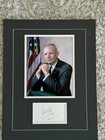 Neil Armstrong Photo With Signed 3x5 Index Card Coa  apollo 11 