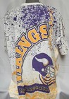 Mens Mitchell   Ness Minnesota Vikings Nfl Football Sublimated Logo Print Shirt