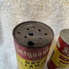 Empty Old Vintage Dog Cat Advertising Tin Sergeant Polk Miller Richmond Virginia