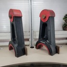 Matched Pair Antique Foundry Casting Patterns Industrial Wood  3ft Tall